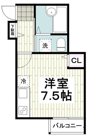 ロジュマン海老名の物件間取画像